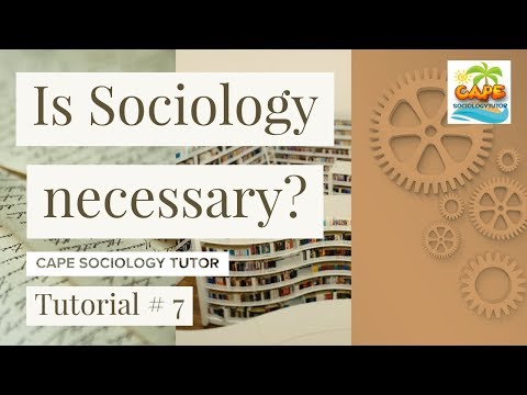 Embedded thumbnail for Is Sociology Necessary?